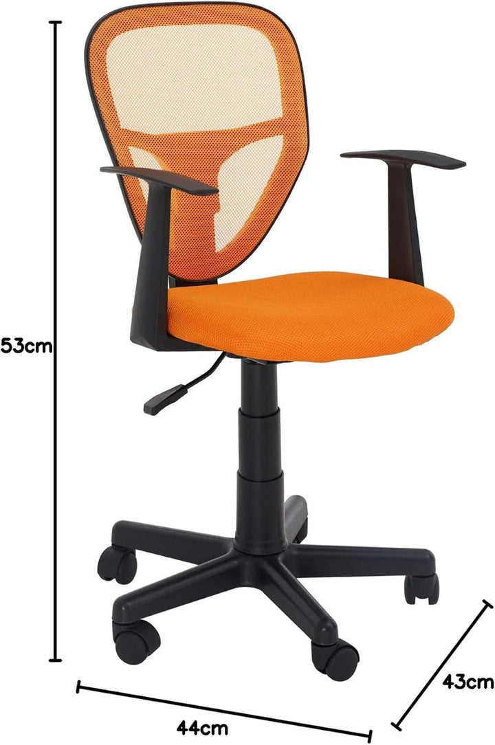 CARO-Möbel Kinderdrehstuhl Studio - Ergonomischer Schreibtischstuhl mit Armlehnen, Verstellbar, Oran