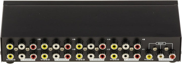 Kalea-Informatique. Umschalter Audio / Video 8 Port manuell bidirektional. AUDIO VIDEO SWITCH
