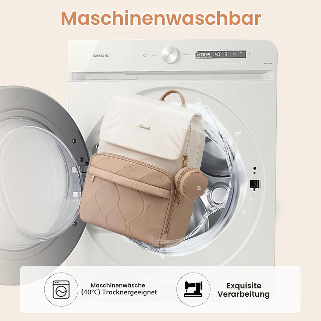 LOVEVOOK Wickelrucksack Gross Wickeltasche Rucksack Diaper Bag für Mama Papa | Lässig Babytasche mit
