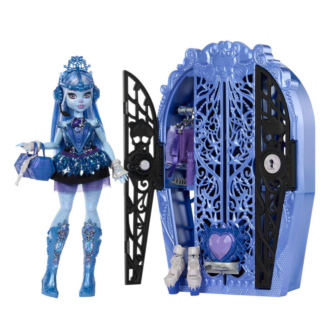Monster High Skulltimate Secrets Puppen- und Accessoire-Set, Monster Mysteries Abbey Bominable mit K