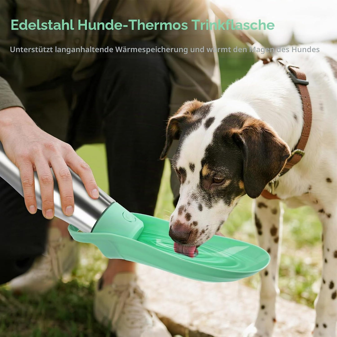 Hundetrinkflasche für Unterwegs - 750ml Trinkflasche Hunde für Unterwegs, Wasserflasche Hund- Auslau