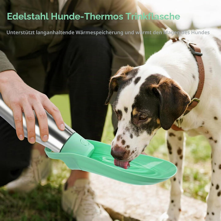 Hundetrinkflasche für Unterwegs - 750ml Trinkflasche Hunde für Unterwegs, Wasserflasche Hund- Auslau