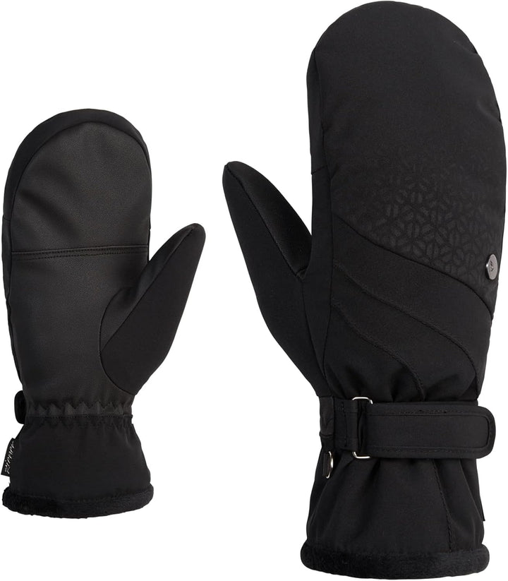 Ziener Damen Kasandra Ski-Fäustling/Wintersport | extra warm, atmungsaktiv, G-Loft (1er Pack) 6 Schw