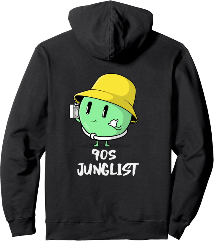 90er Jahre Junglist Rave Dirty Drum N Bass Pullover Hoodie