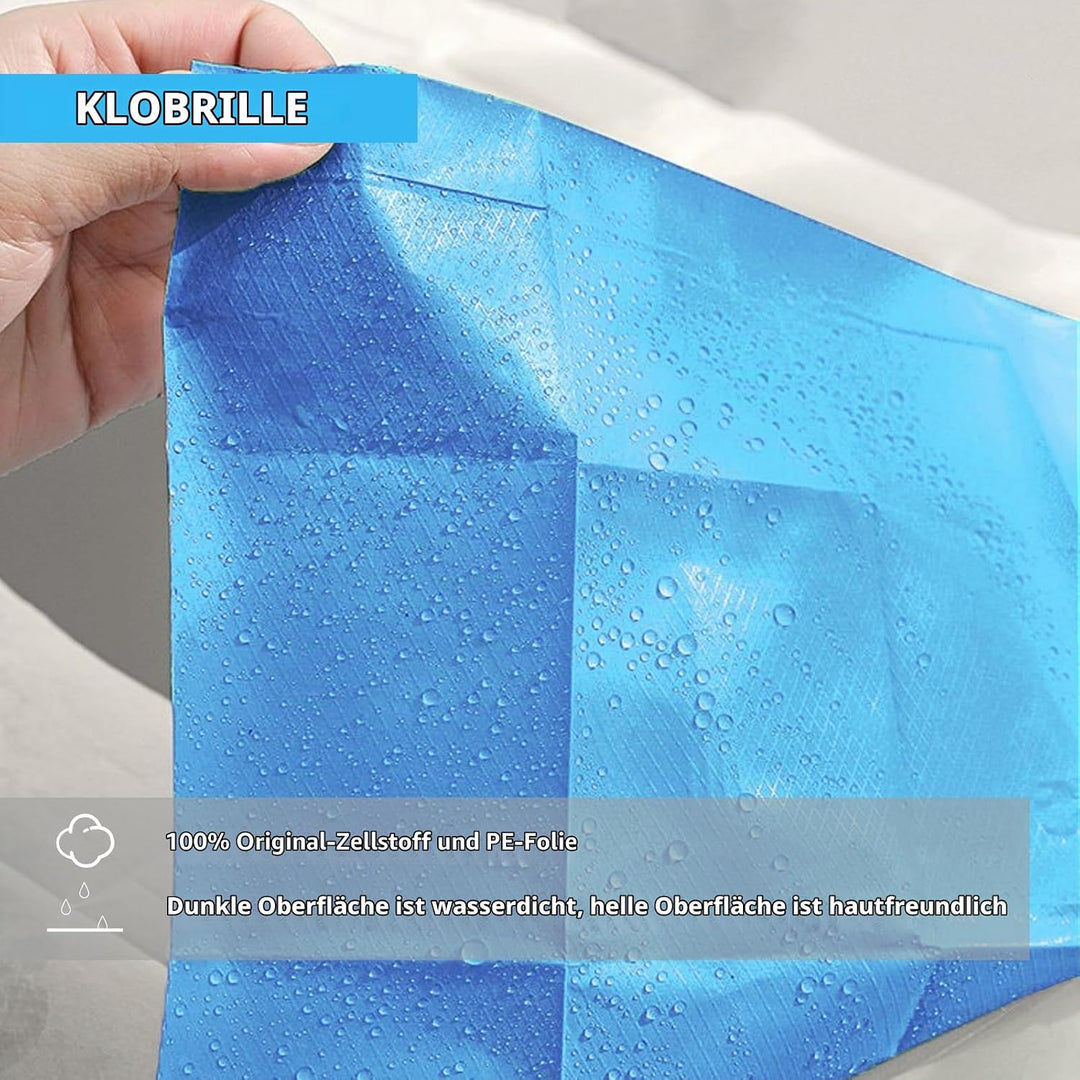 60 Stück Einweg Toilettenauflage, Einweg Toilette Auflage,Toiletten Sitzbezug für Kinder und Erwachs