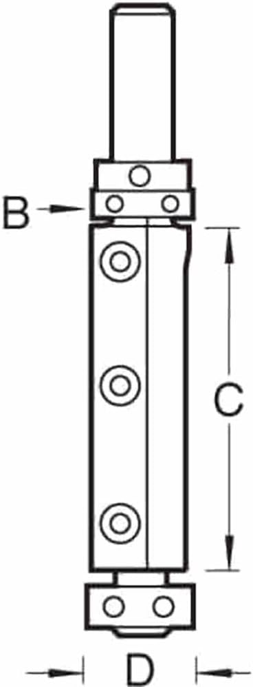 Trend RT/75X1/2TC ROTA-TIP Doppelführung, 19,1 x 50 mm Drehspitze, doppelt geführt, 19,1 x 50 mm, Dr
