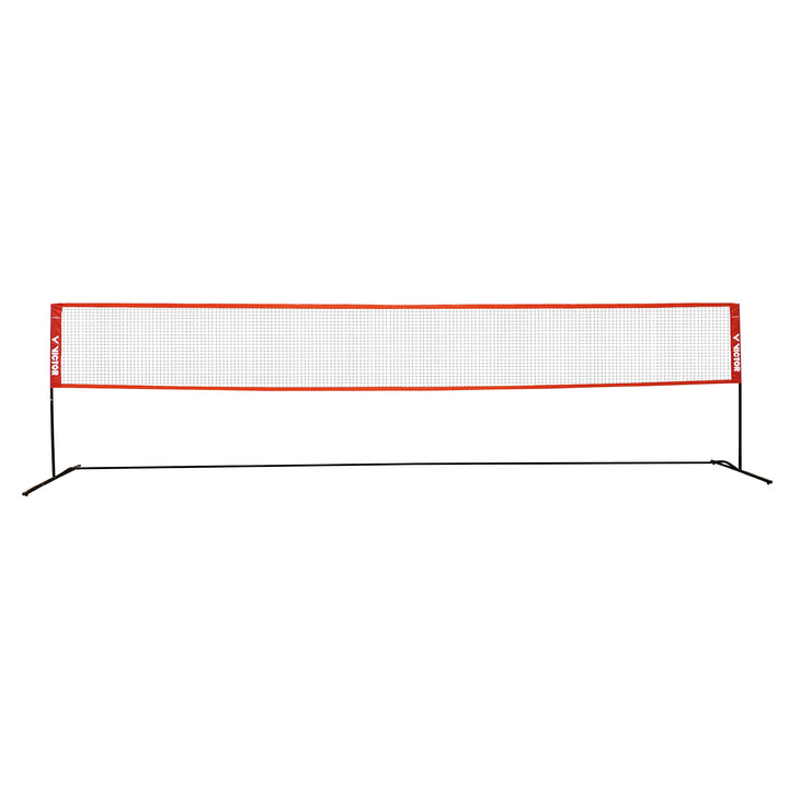 VICTOR Premium Multifunktionsnetz - höhenverstellbares Outdoor Federball Badmintonnetz – Länge 6 m o