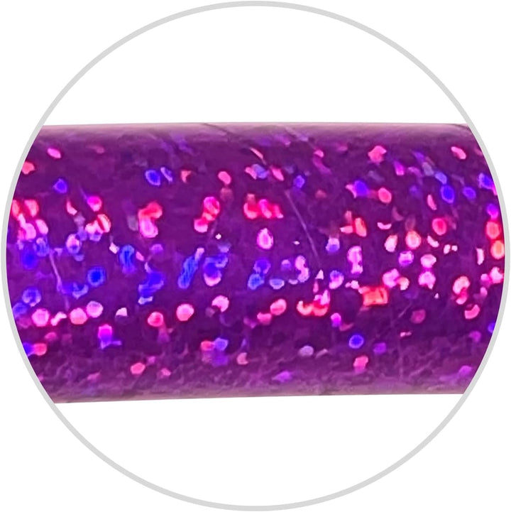hoopomania Zirkus Hula Hoop, Glitter Farben, Ø70/75/80/85/90cm Violett Ø75cm, Violett Ø75cm