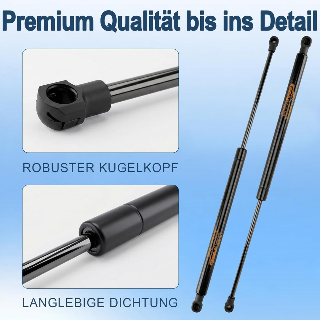 2X Heckklappendämpfer für BMW 3er E46 318 320 323 325 330 M3 Cabriolet 2000-2007 Gasdruckfeder Koffe