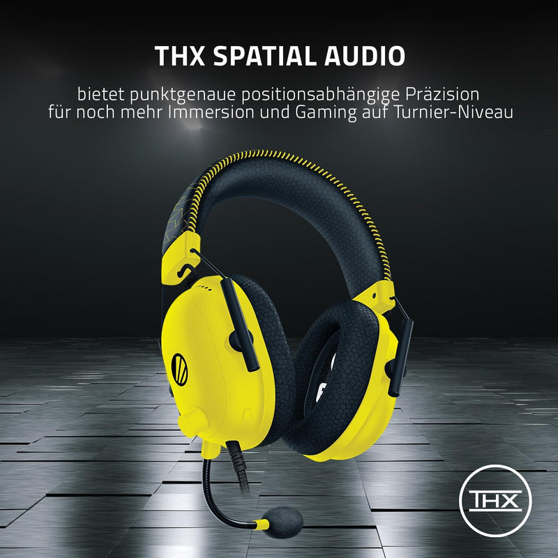 Razer Blackshark V2 - Premium E-Sport-Headset mit USB-Soundkarte (TriForce 50-mm-Treiber, HyperClear