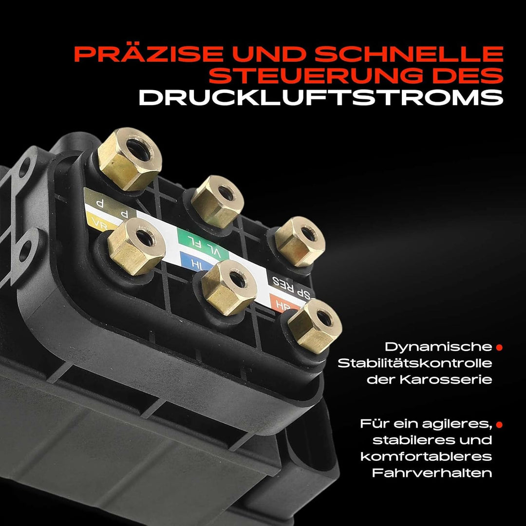 Frankberg Luftfederung Ventilblock Ventileinheit Kompatibel mit GL-Klasse X164 M-Klasse W164 3.0L-6.