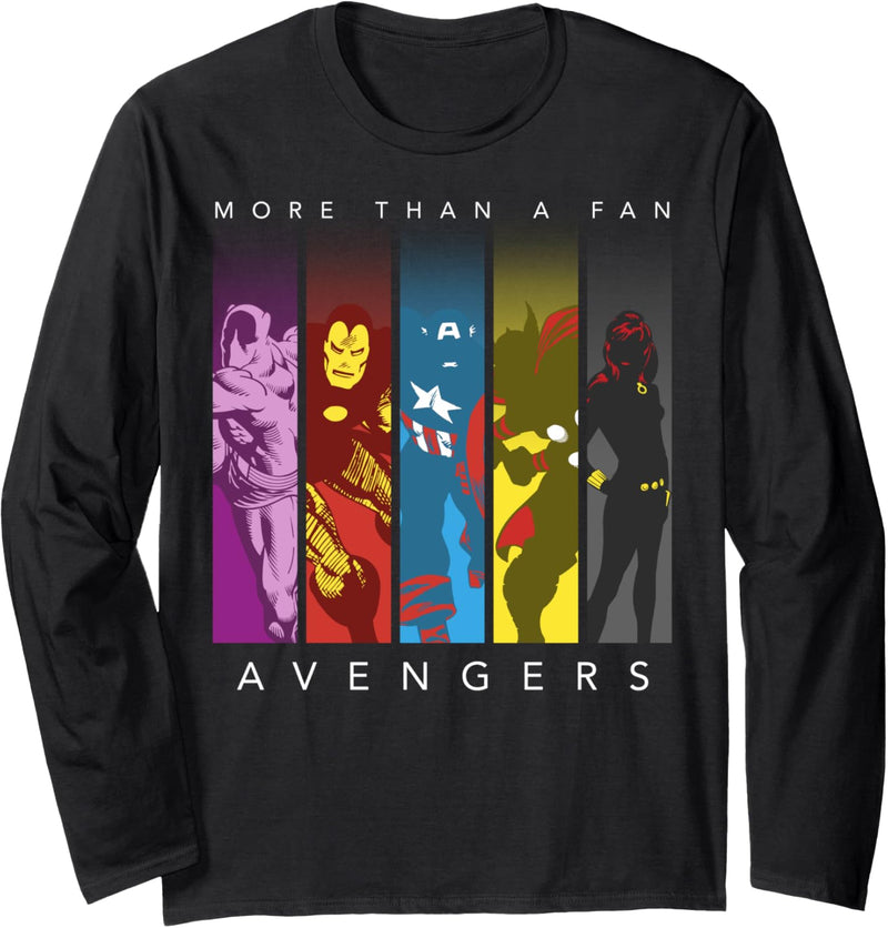 Marvel Avengers More Than A Fan Panels Langarmshirt