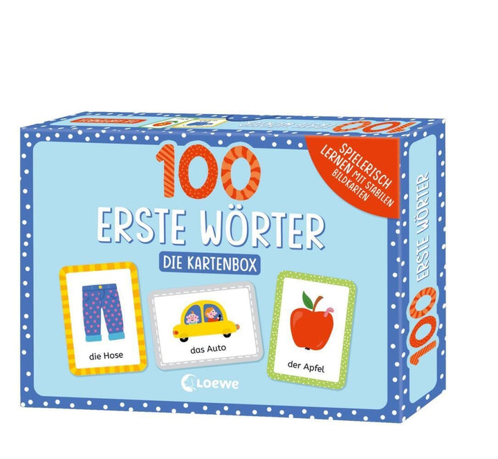 100 erste Wörter - Die Kartenbox: Spielerisch Lernen mit stabilen Bildkarten - Sprechen Lernen für K
