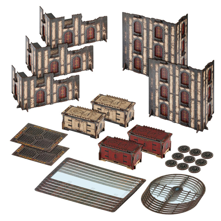 Jucoci Battlezone Creation Kit 15PCS Tabletop Terrain Wargame Terrains Set Compatible with WH40K 9 P