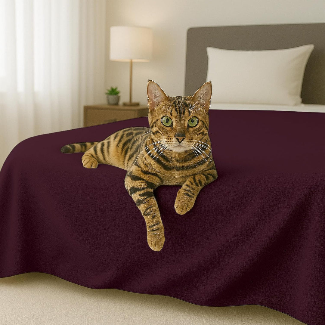 Byour3 - Bettüberwurf Bio-Baumwolle Gemischte Doppelbett Einzelbett Queen Size Bettdecke Sommer Früh