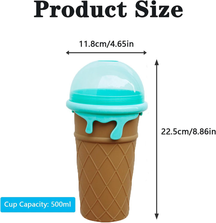 Slushy Maker, Slush Becher, Eis Zum Kneten Slushy Becher, Quick Frozen Magic Cup, Silikon Slushy Mak