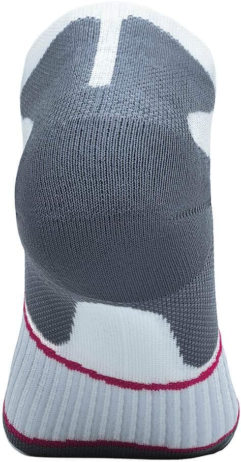 BAUERFEIND Sportsocken Run Performance Low Cut Socks, 1 Paar kurze Laufstrümpfe 41-43 Pink-Weiss, 41