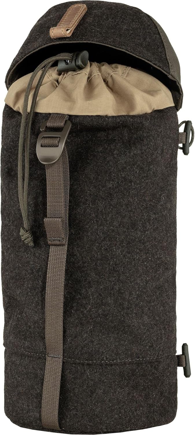 Fjallraven, Värmland Wool, Seitentasche, Dunkler Olivenbraun, 4Lt, Unisex-Adult