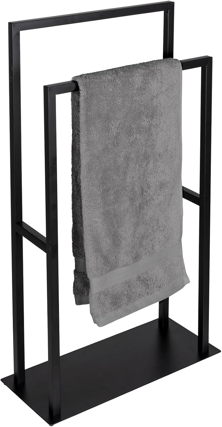 WENKO Handtuch- und Kleiderständer Mod. Rivaltana, Handtuchhalter freistehend für Bad und Wohnräume,