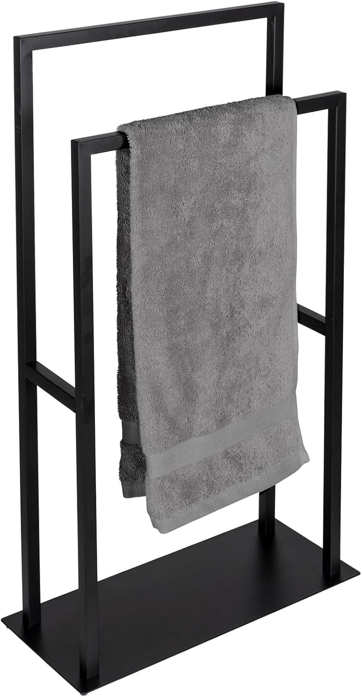 WENKO Handtuch- und Kleiderständer Mod. Rivaltana, Handtuchhalter freistehend für Bad und Wohnräume,