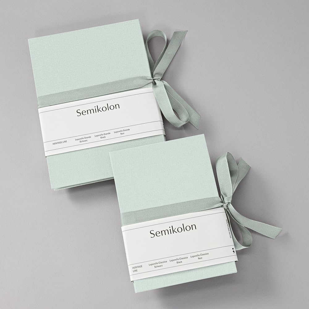 Semikolon 364053 Leporello Grande A5 15 x 21 cm - 14 Fotos 13 x 18 cm - Ziehharmonika-Fotobuch - mos