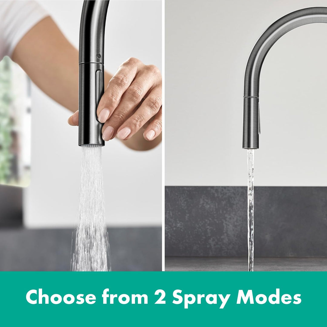 hansgrohe Talis M54 - Küchenarmatur mit Brause ausziehbar, 2 Strahlarten, Wasserhahn Küche mit Ausla