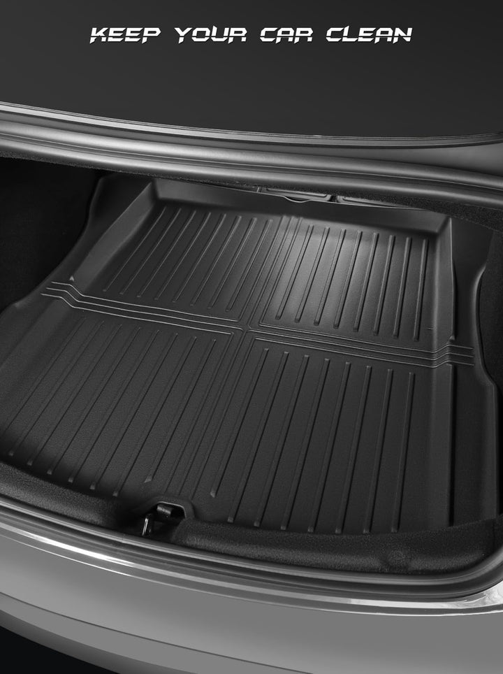Kofferraummatte für Tesla Model 3 2024 2025, aus TPE, auch für Tesla Model 3 Highland geeignet, Abri