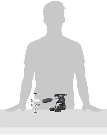 Manfrotto 3-Wege-Kopf mit Schnellwechselplatte, für Kamerastative, Kugelkopf, Kamera-Stabilisator, F
