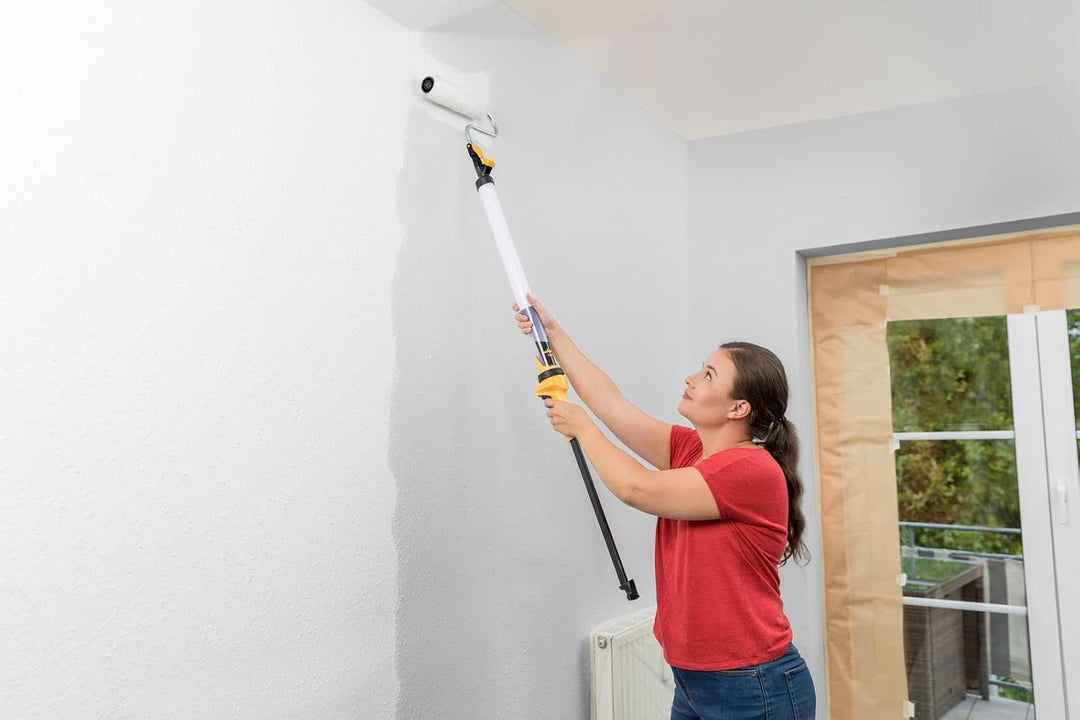 WAGNER Wall Roller EasyRoll, manueller Farbauftrag, Farbrolle mit Tank, Behälter 550 ml, EasyRoll