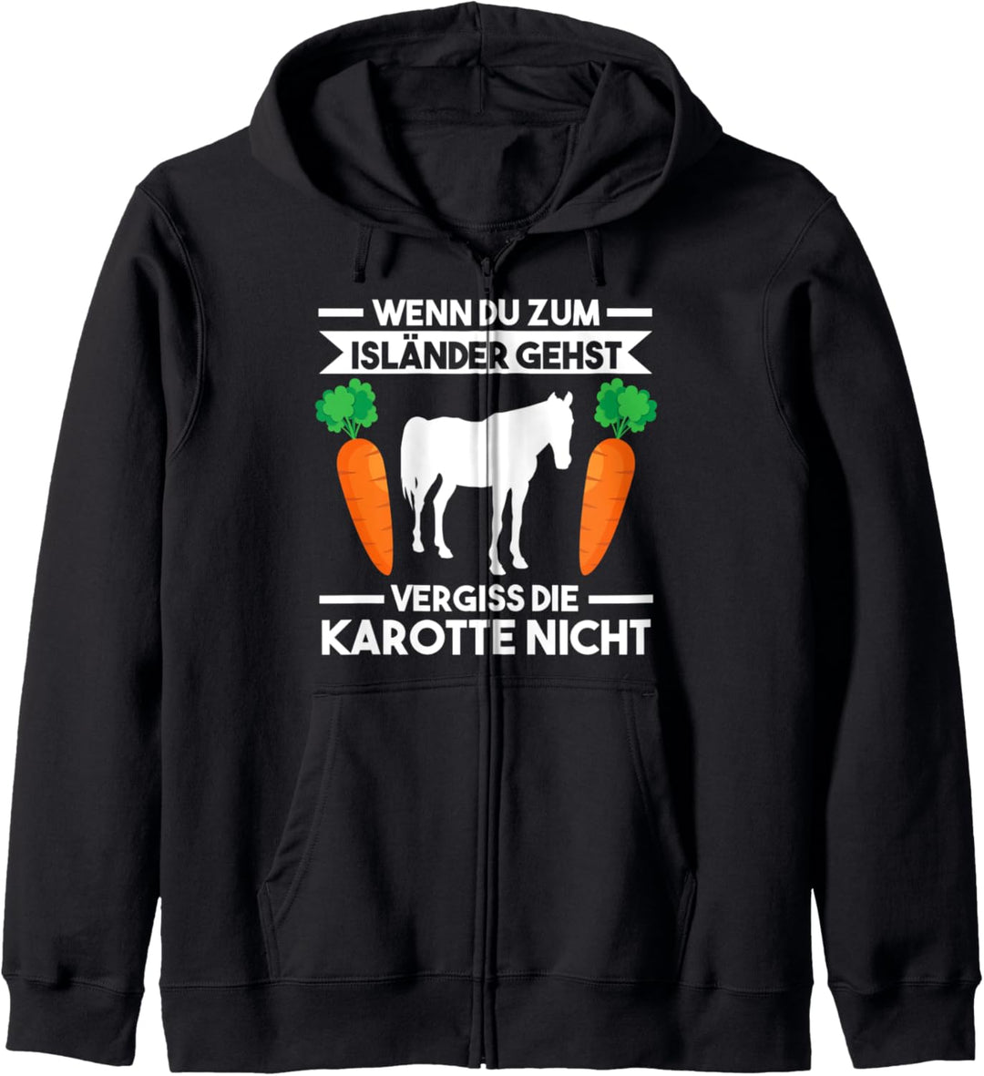 Pferd Isländer Pferde Reiten Kapuzenjacke