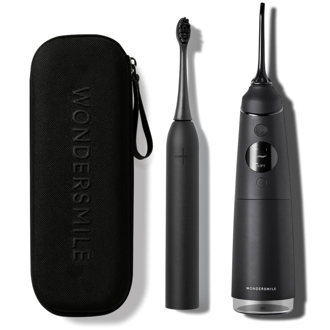 Wondersmile Munddusche PRO - Testsieger 2024-100 Tage risikofrei testen - SmoothFlow-Technologie für