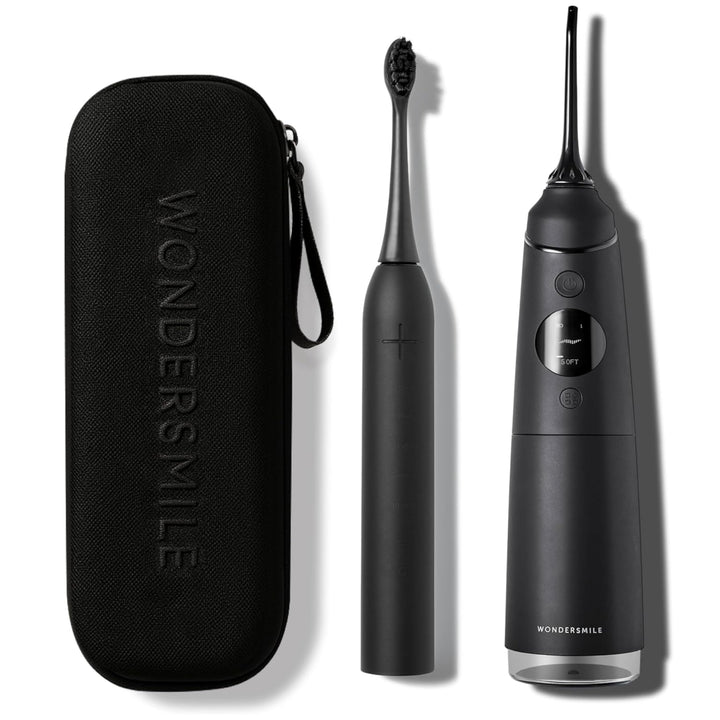 Wondersmile Munddusche PRO - Testsieger 2024-100 Tage risikofrei testen - SmoothFlow-Technologie für