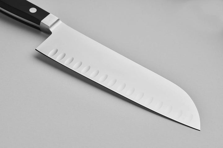 HEISO - Santoku Messer - PREMIUM SERIE - rostfreie 18cm Klinge - Küchenmesser Made in Solingen - San