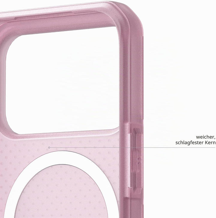 URBAN ARMOR GEAR Dot Case Apple iPhone 17 Pro Hülle (Magnetring, Abgeflachte Ecken, Wireless Chargin