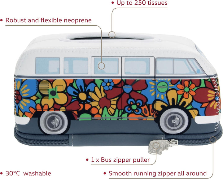 BRISA VW Collection - T1 Bulli Bus Kosmetiktuchspender Taschentuchbox | Volkswagen Taschentuchbox fü