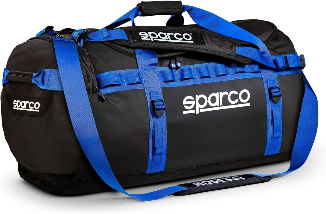 SPARCO Dakar-Reisetasche, Grösse L, Schwarz/Blau