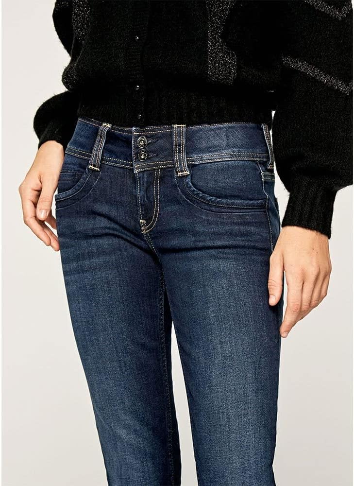Pepe Jeans Damen Gen Hose 24W / 30L Blue (Denim-h06), 24W / 30L Blue (Denim-h06)