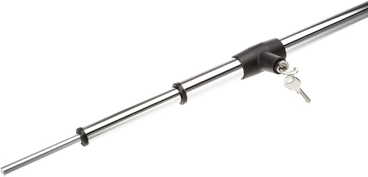 ABUS Teleskopstange Tele-Z 140 für Laibung, 1010-1400 mm, Chrom, 233319 1.010-1.400 mm, Verschiedens