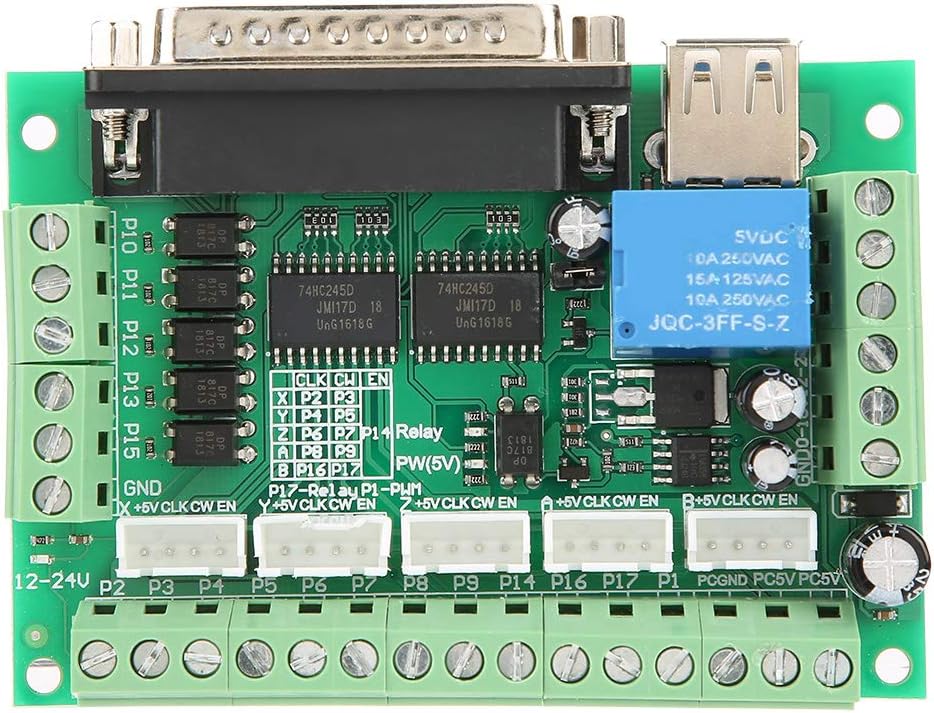 Mach3 5-Achsen Cnc Bewegungssteuerung, USB-Schnittstellenkarte, für Schrittmotor, CNC, mit Rücklaufs