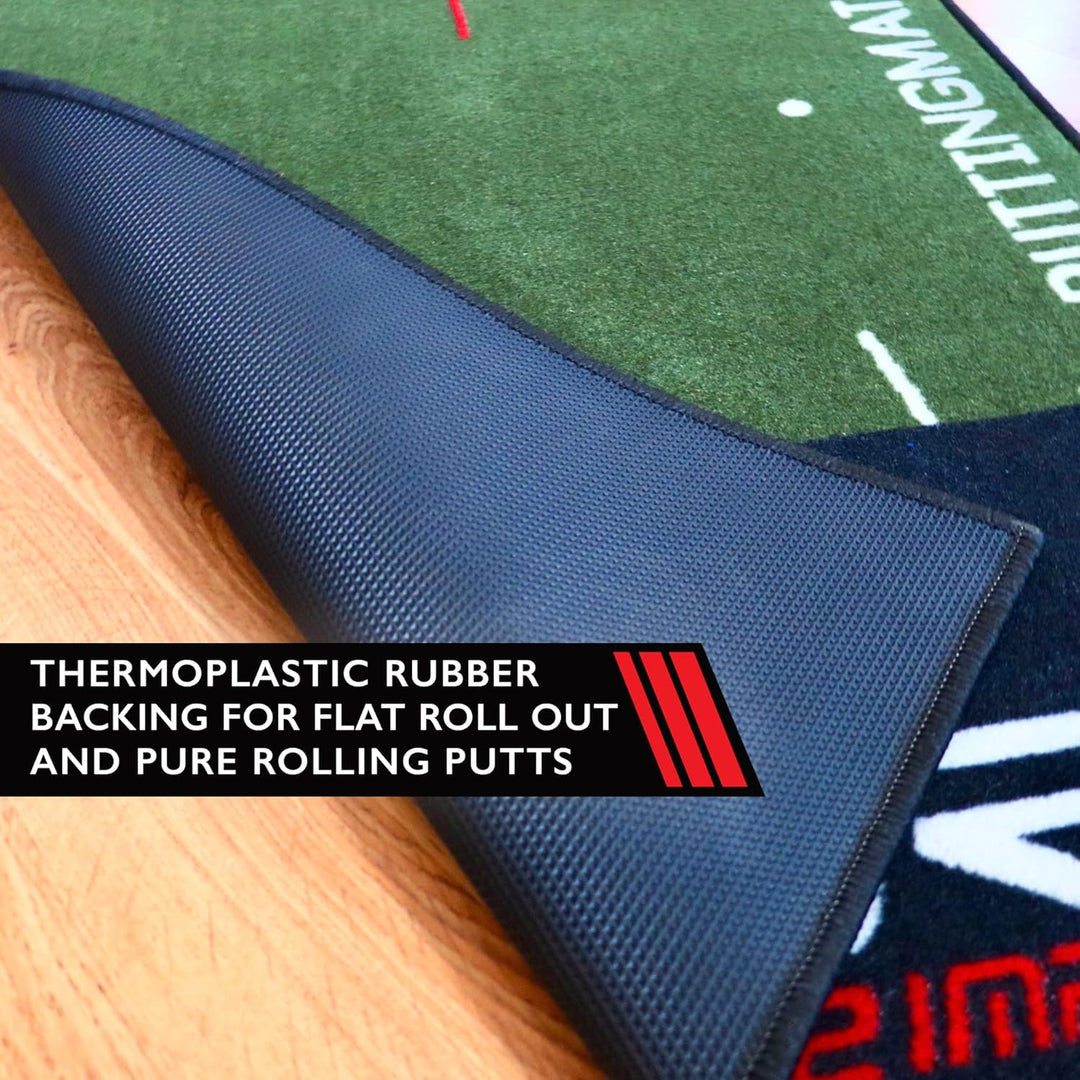 Pure2Improve Unisex Golf Putting Matte, Grün 3, 3