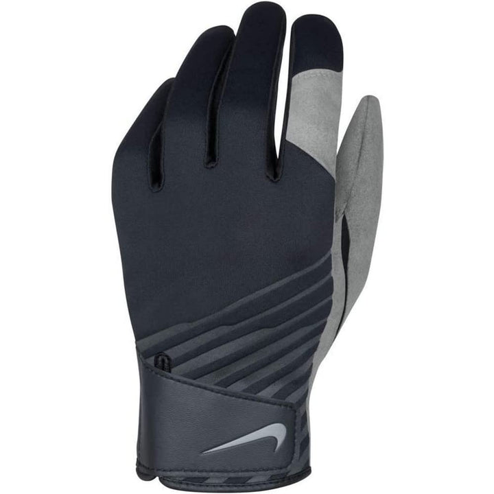 Nike Herren Golfhandschuh für kaltes Wetter, Grösse M, Cold Weather Black Medium, schwarz/grau, M