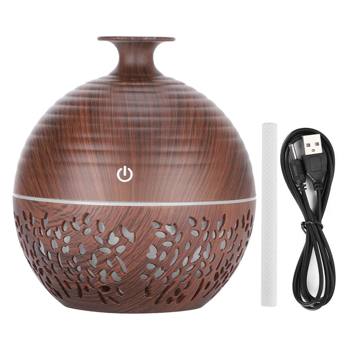 Aroma Diffusor für ätherische Öle, 7 Farben wechselnde Luftbefeuchter USB 130ml LED Frischer Nebel S