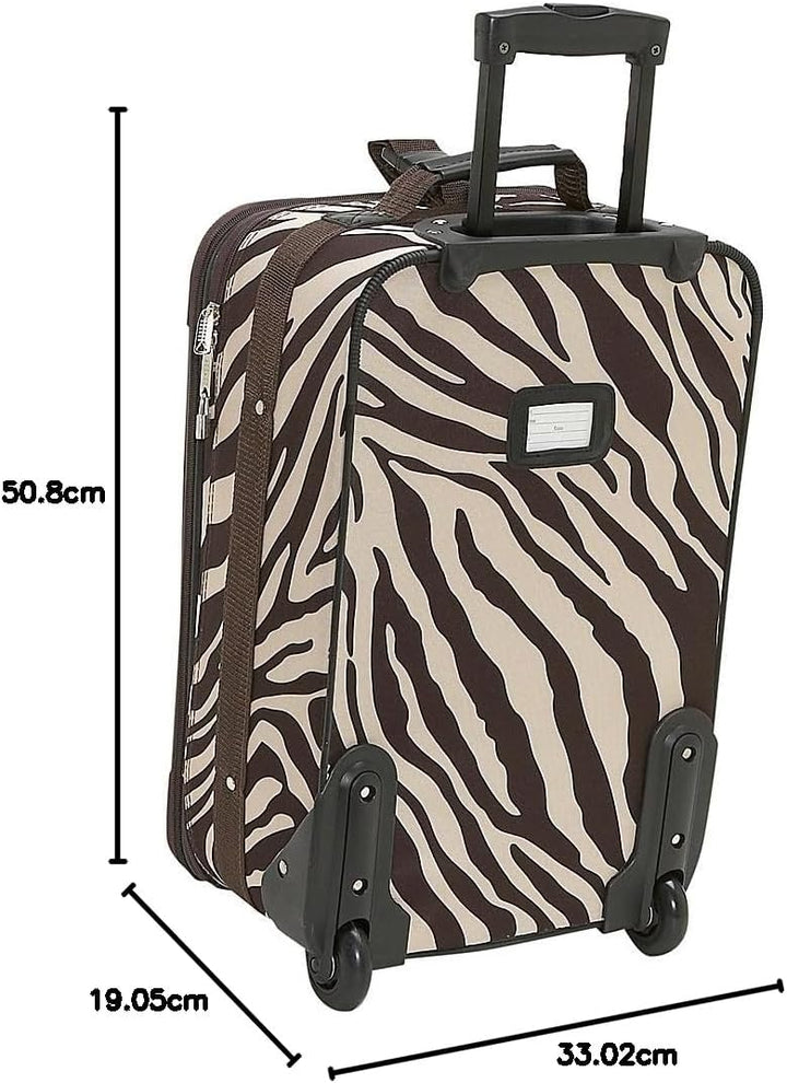 Rockland Modisches Softside-Gepäck-Set, Violett/Perle, Einheitsgrösse, Fashion Softside Gepäck-Set E