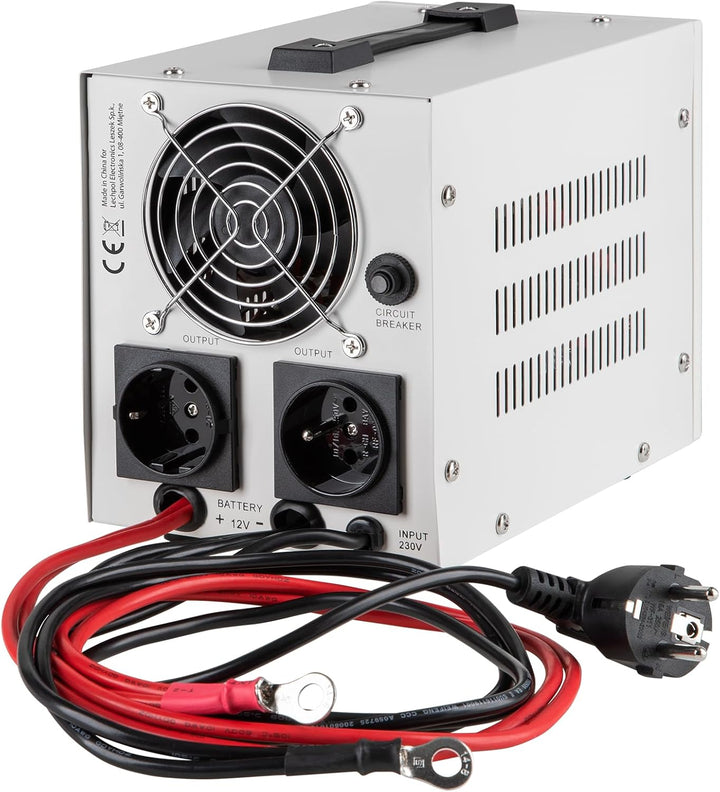 Notstromversorgung KEMOT PROsinus-800URZ3405 Wechselrichter Reiner Sinus Ladefunktion 12V 230V 800VA