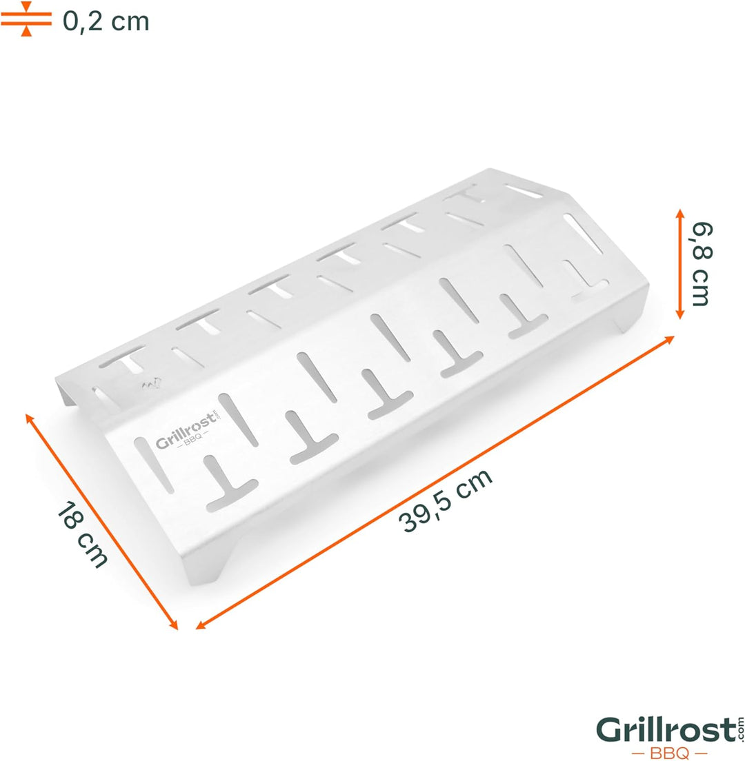 Grillrost.com Das Original Aromaschiene passend für Otto Wilde G32 - Gleichmässigere Wärmeverteilung