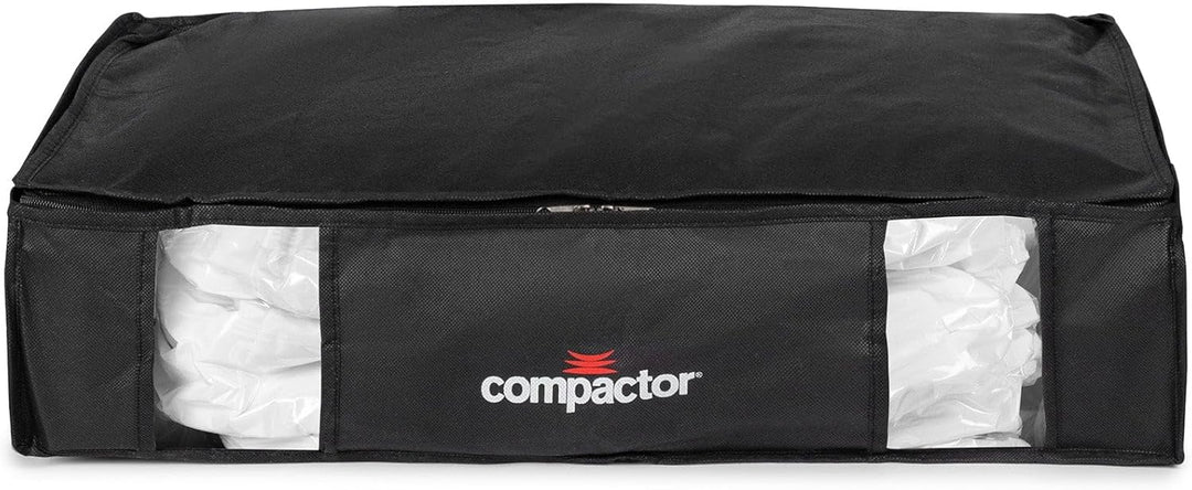 Compactor RAN8944 Vakuum Aufbewahrungstasche, Grösse L, 145 l, Schwarz "Black Edition" Schwarz (Blac