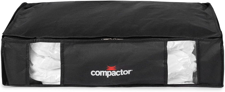 Compactor RAN8944 Vakuum Aufbewahrungstasche, Grösse L, 145 l, Schwarz "Black Edition" Schwarz (Blac