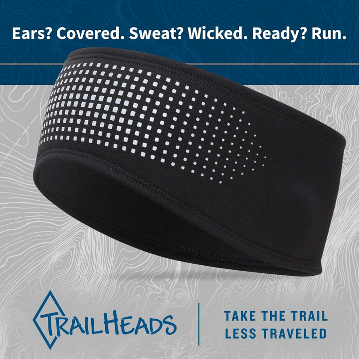 TrailHeads Tempo Stirnband Herren Sport - Lauf Stirnband Damen Winter | Ohrenschützer | Feuchtigkeit