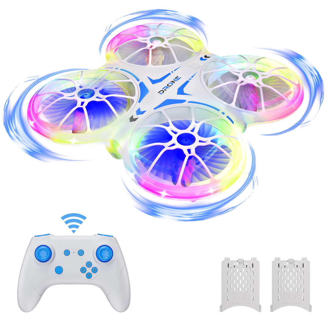 Ridge's Puddle Mini Drohne für Kinder - Geschenke Junge RC Flugzeug Drone Kinder mit LED Lichter Spi