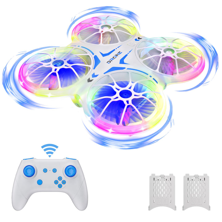 Ridge's Puddle Mini Drohne für Kinder - Geschenke Junge RC Flugzeug Drone Kinder mit LED Lichter Spi
